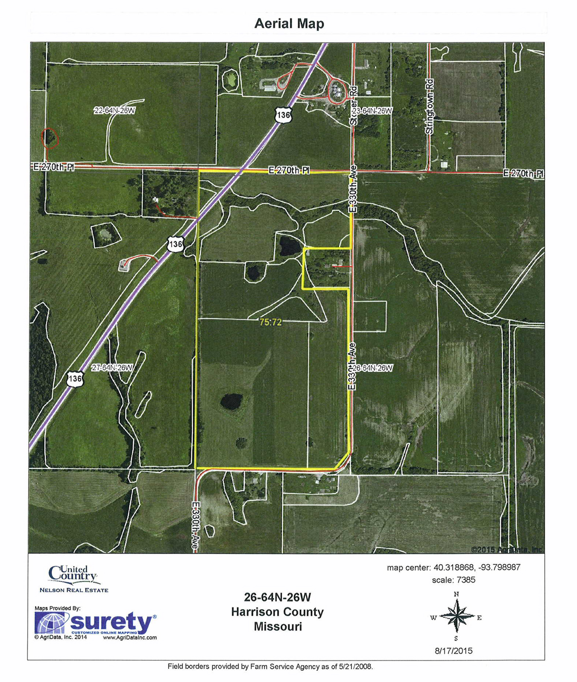 75 Acres, Rural, Ridgeway, MO 64481 Land and Farm